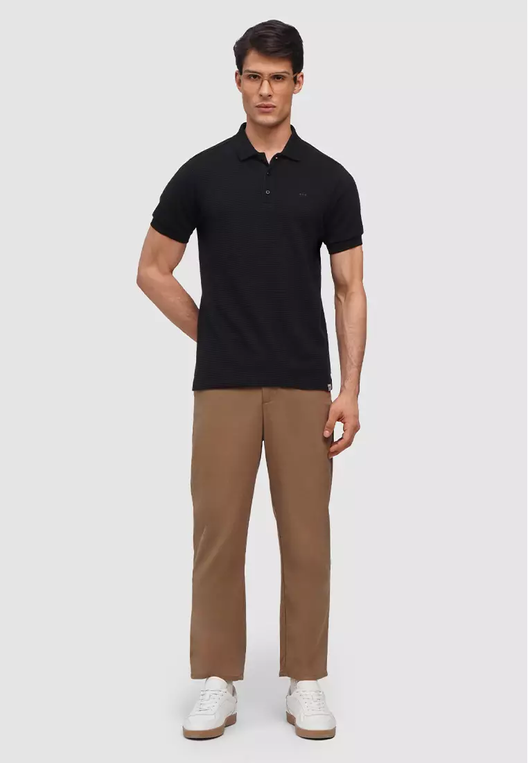 O.O.O. Textured Polo Shirt