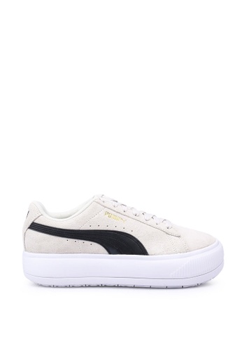 PUMA white [NEW] PUMA Suede Mayu Women's Shoes (White) 903ADSHC52A825GS_1