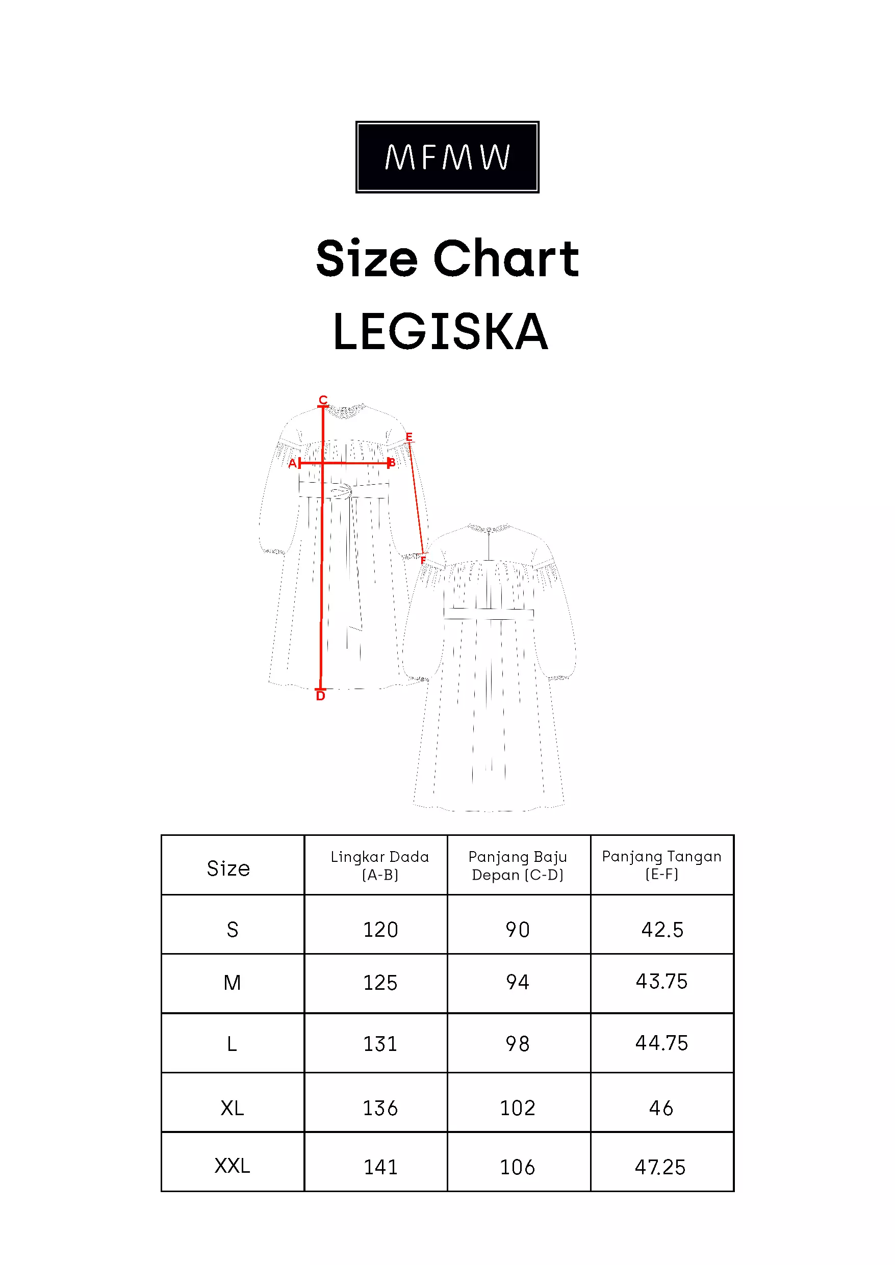 MFMW Legyska Tunik Biru Motif