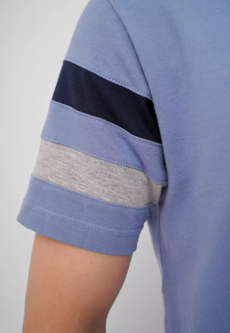 Kaos Pria Hyuga CMB Blue Denim