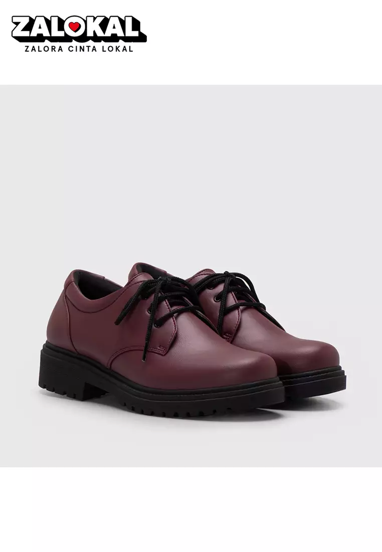 Vailey Oxford Matte Maroon