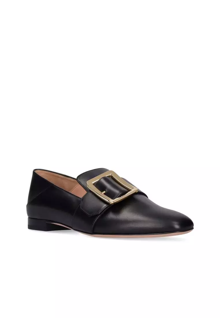 Women's bally discount loafers