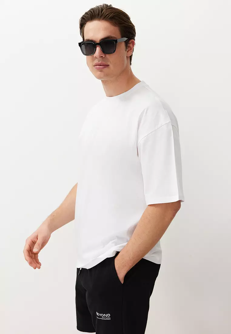 Oversized Crew Neck Printed T-Shirt