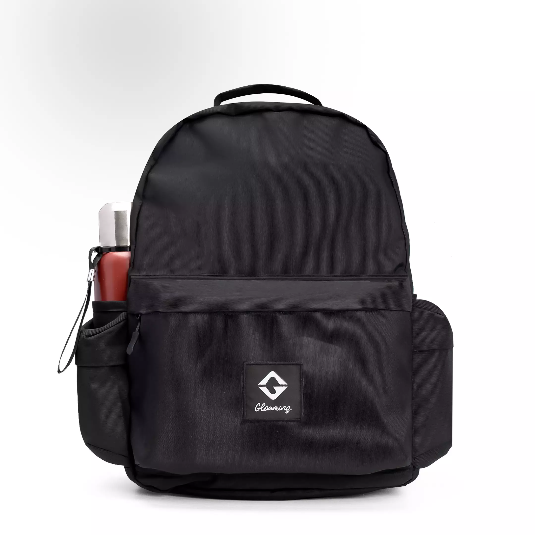 Gloaming Back To School Black Backpack Tas Ransel Tas Laptop Daypack