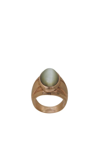 TOMEI gold TOMEI White Gold 375, Tourmaline Diamond Men Ring (G60000016) (8.03G) BB816ACD70DF78GS_1