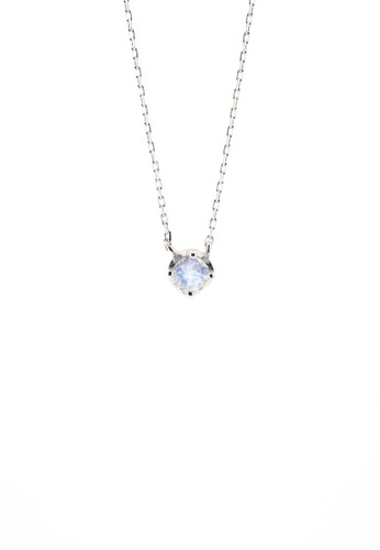 Buy Sdori Moonstone Silver Necklace Online Zalora Malaysia