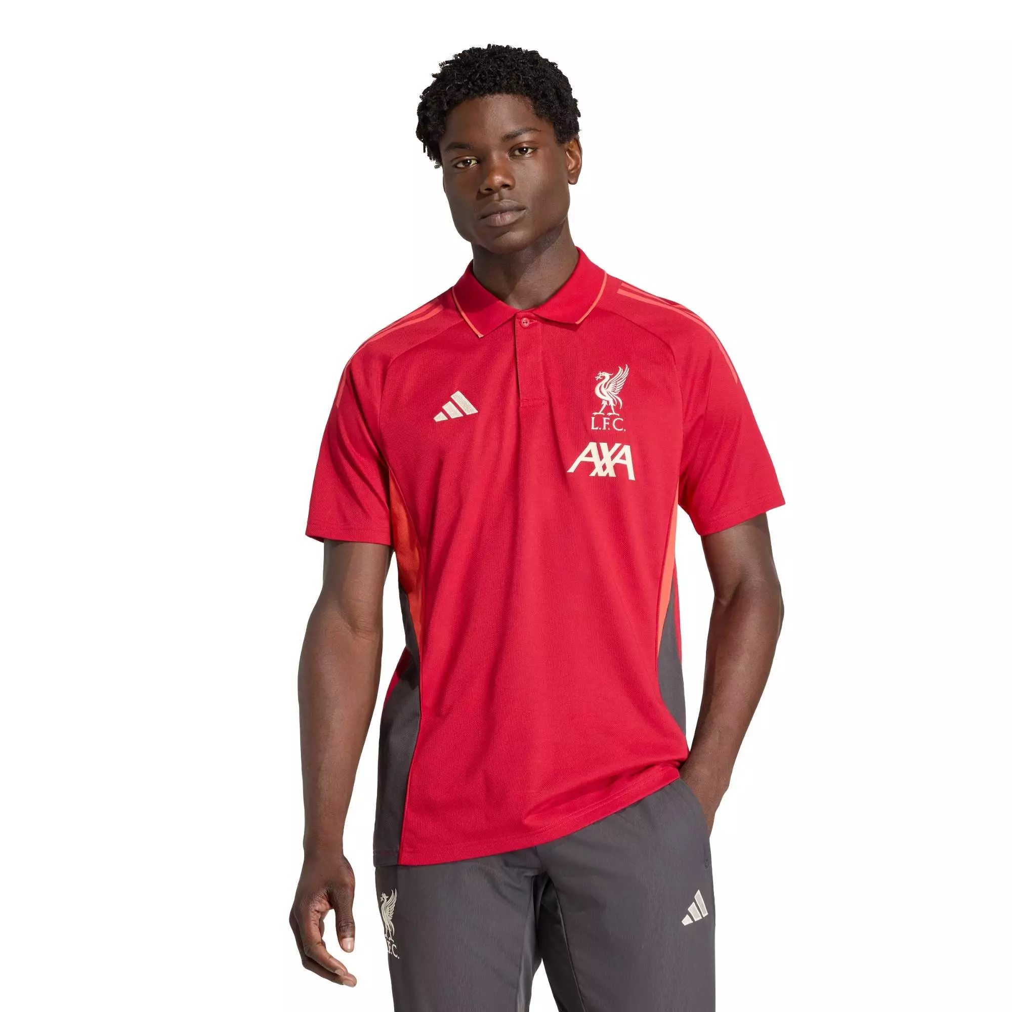 Football Liverpool FC Tiro 25 Competition Polo Shirt Men Red KB1453