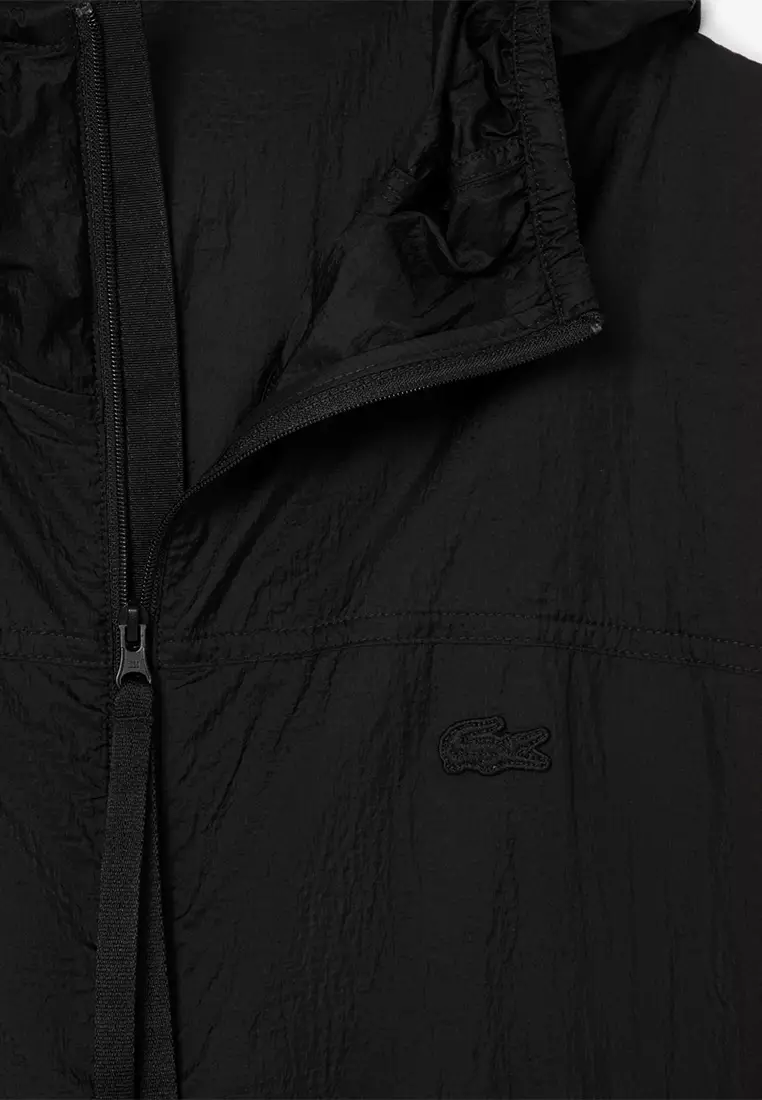 Lightweight Water-Repellent Hooded Jacket