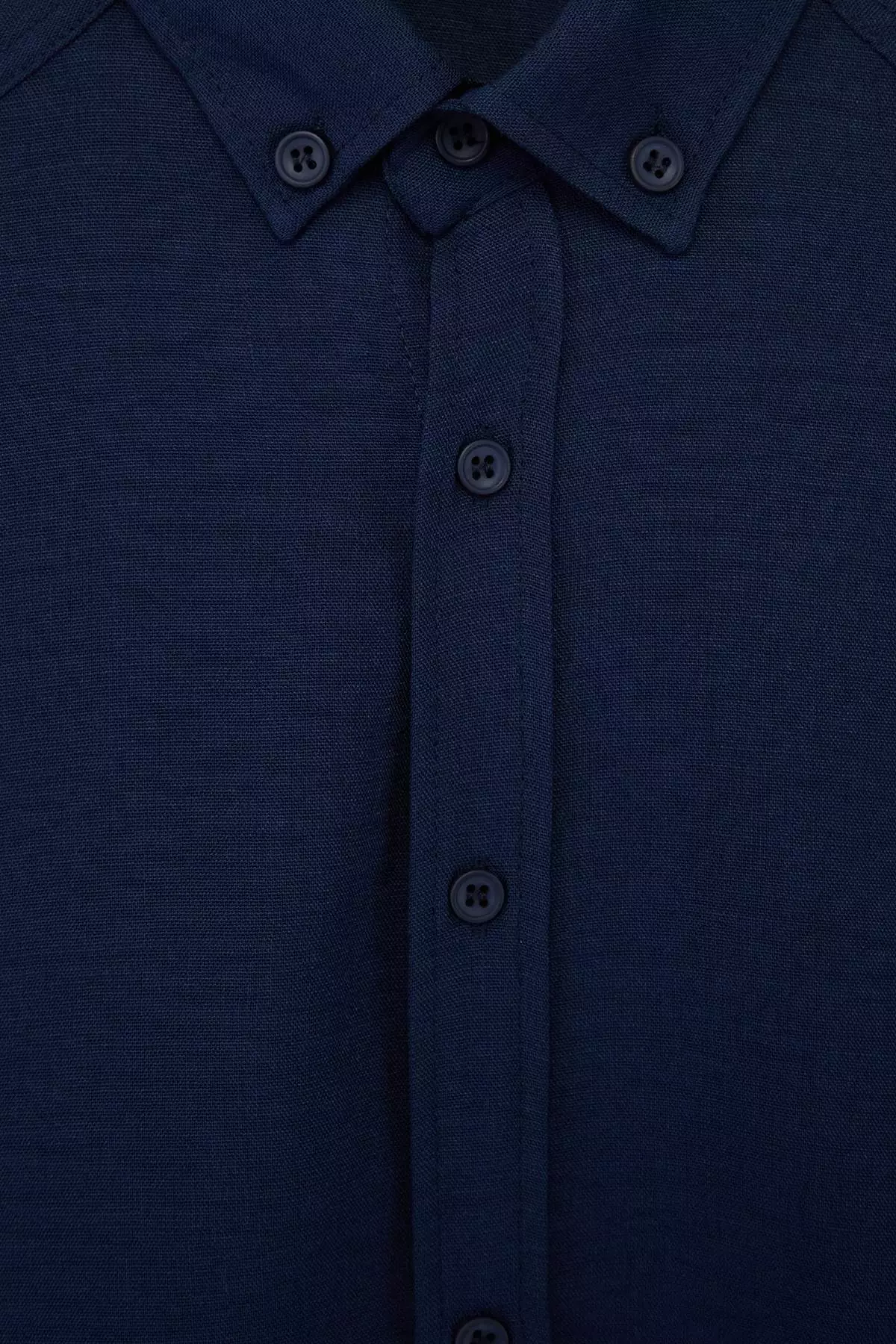 Navy Blue Regular Men'S Shirt Tmnss26Go00036