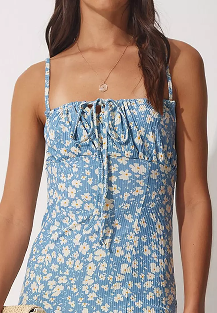 Floral Slit Summer Dress