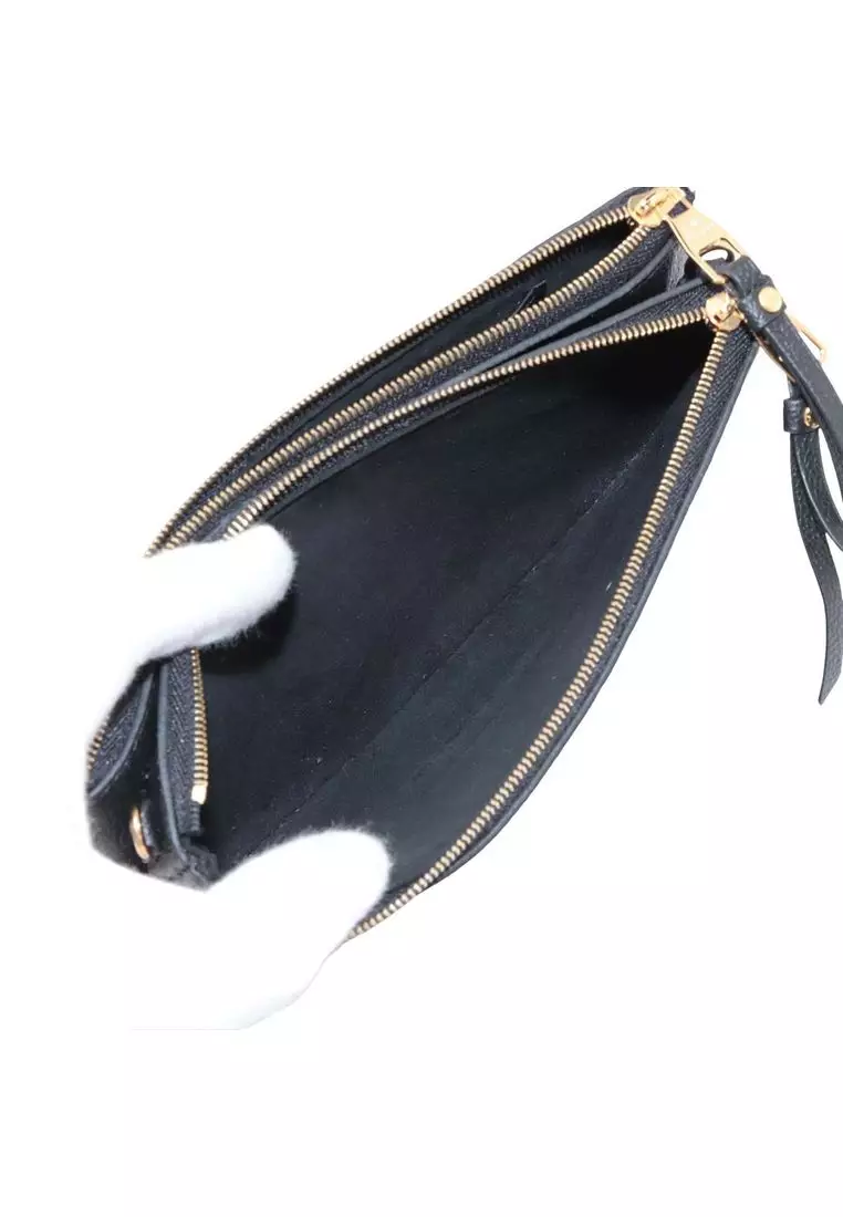 Pre-Loved Louis Vuitton Monogram Empreinte Double Zip Pochette