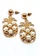 BELLE LIZ white Phoebe Pineapple Cute Earrings 08B99ACA642CB4GS_2