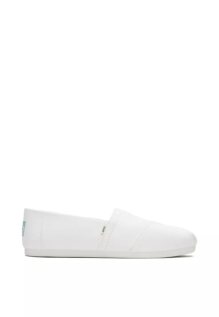 Buy TOMS Toms Sneaker Alpargata Men White Recycled Cotton Canvas