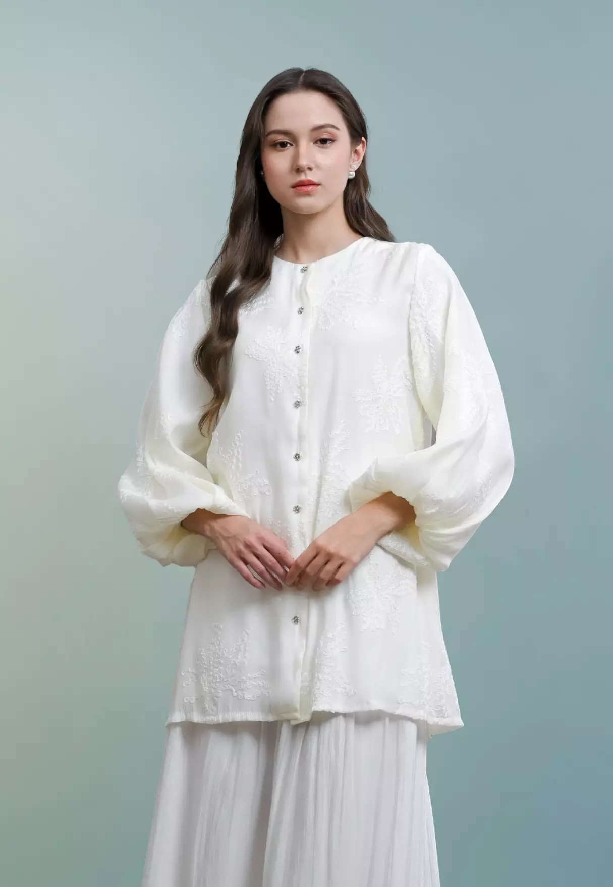 Sena Blouse - Pearl