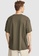 GRIMELANGE green Calvin Men Khaki T-shirt 5A8F2AAA5550CAGS_4