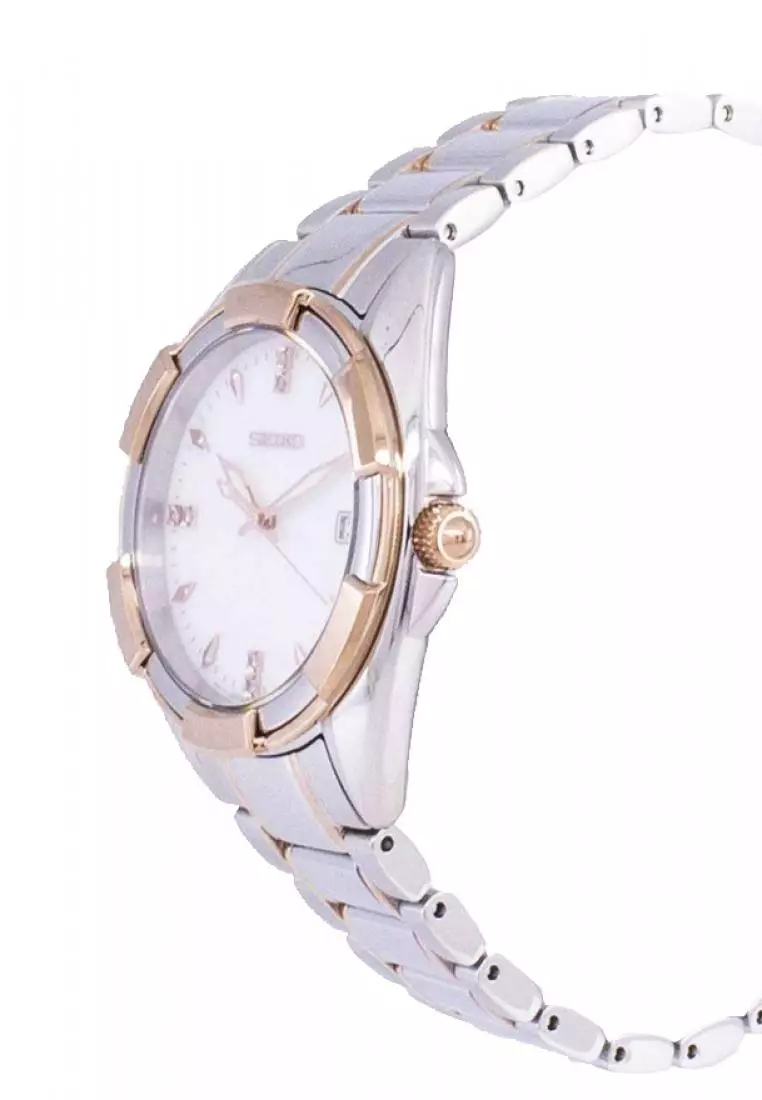 Jam Tangan Wanita Seiko Ladies Original Garansi Resmi Strap Stainless Steel Silver SKK888P1 SKK888 Silver