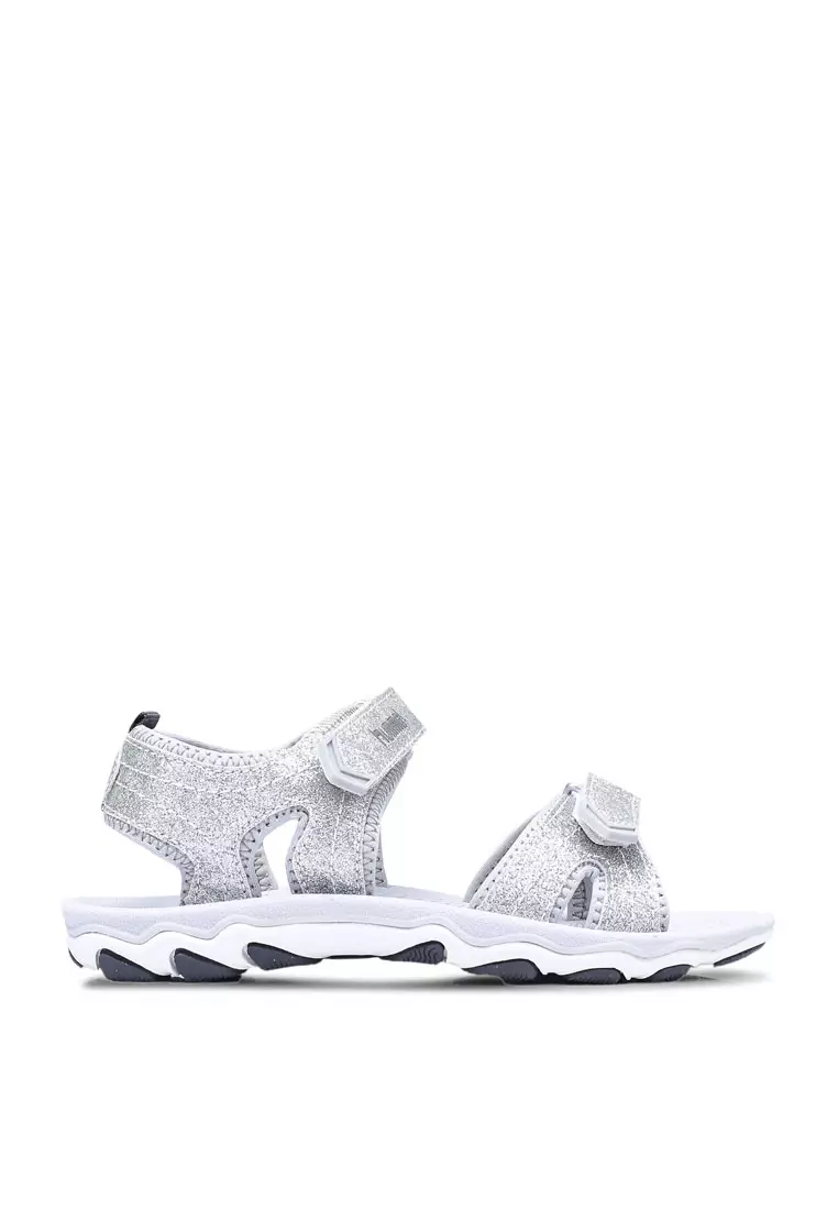 Discount on Hummel  shoes - SKU: Glitter Jr Sandals With Velcro