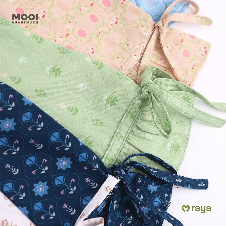 Mooi Setelan Anak Perempuan Raya Collection Hasya Tunic Set - Dusty Blue