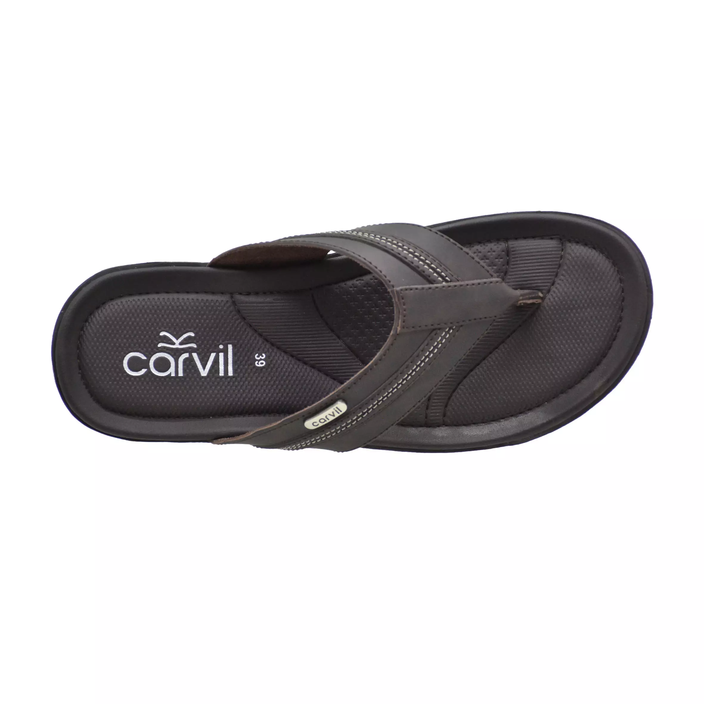 Carvil Sandal Pria Vicenza-01 M Dark Brown