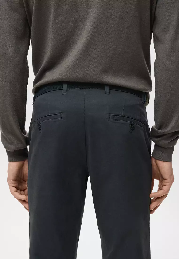 Pantalon Cropped Tapered Chino Pants