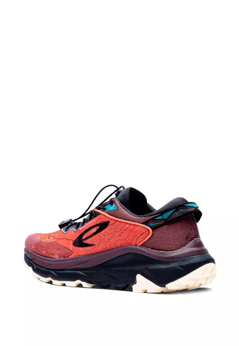 910 Nineten Yuza MARS JEZERO Sepatu Trail - MERAH BATA/HITAM