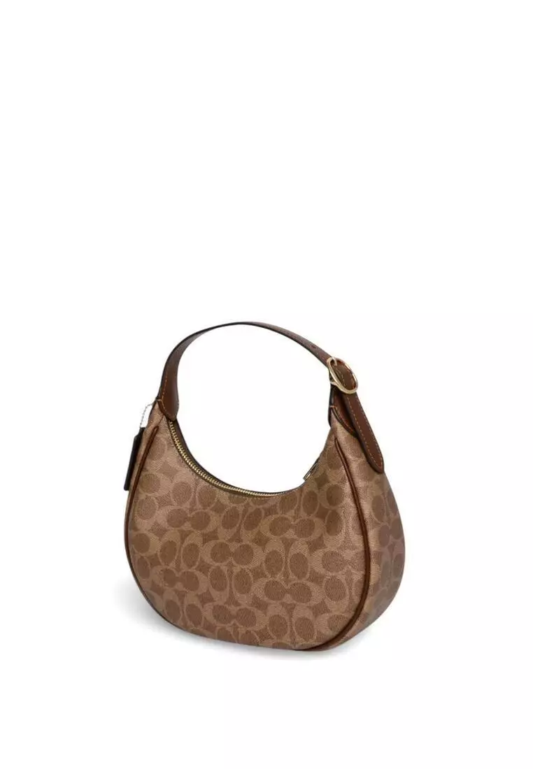 バッグ Coach Signature One shoulder Bag Brown Buy Coach Coated Canvas Crossbody Bag/shoulder Bag 2026 Online