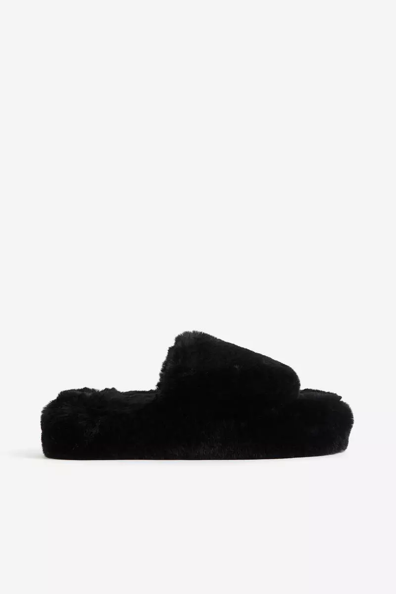 Buy H M Fluffy slippers 2024 Online ZALORA Singapore