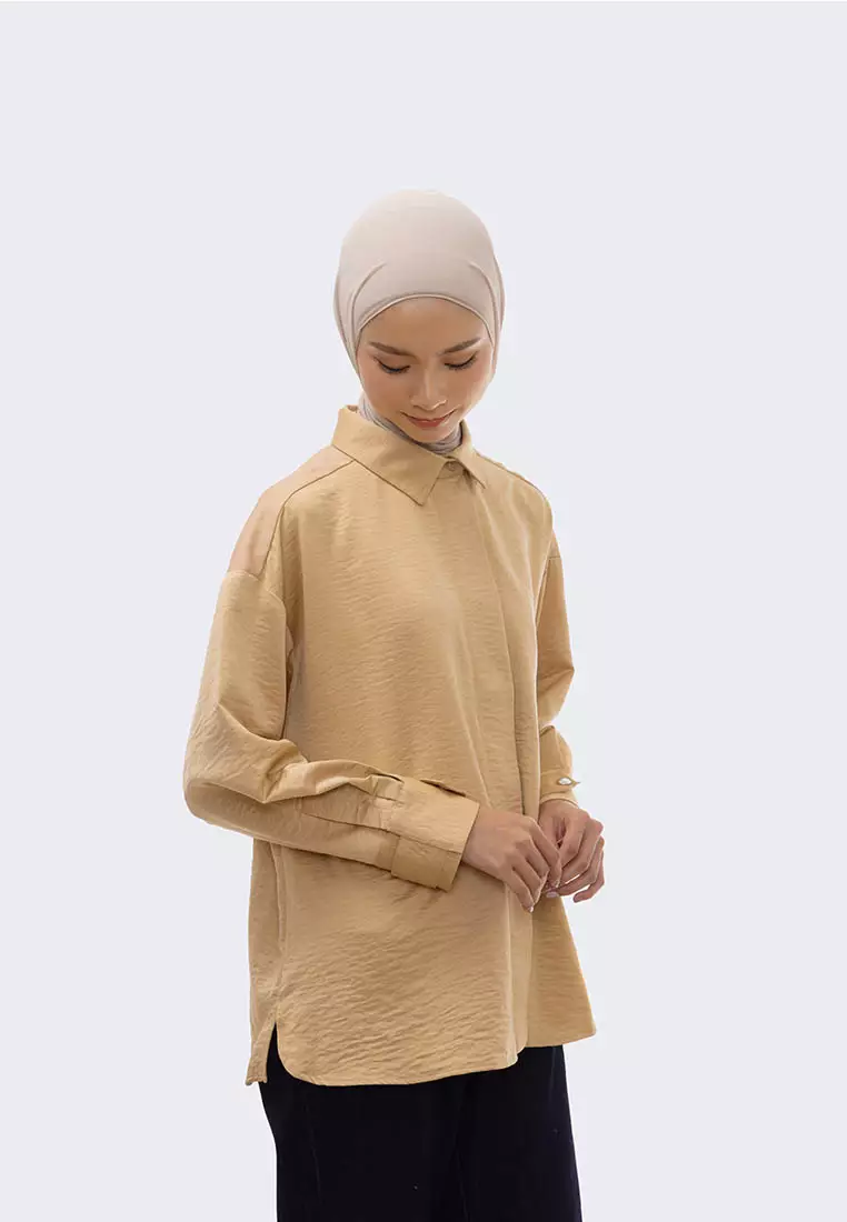Ria Miranda Cream Mokita Shirt