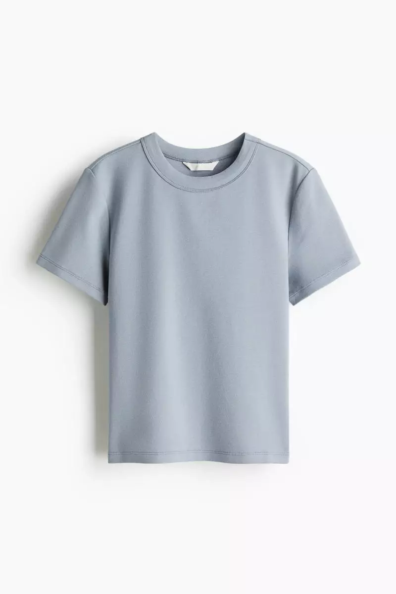 Fitted cotton T-shirt