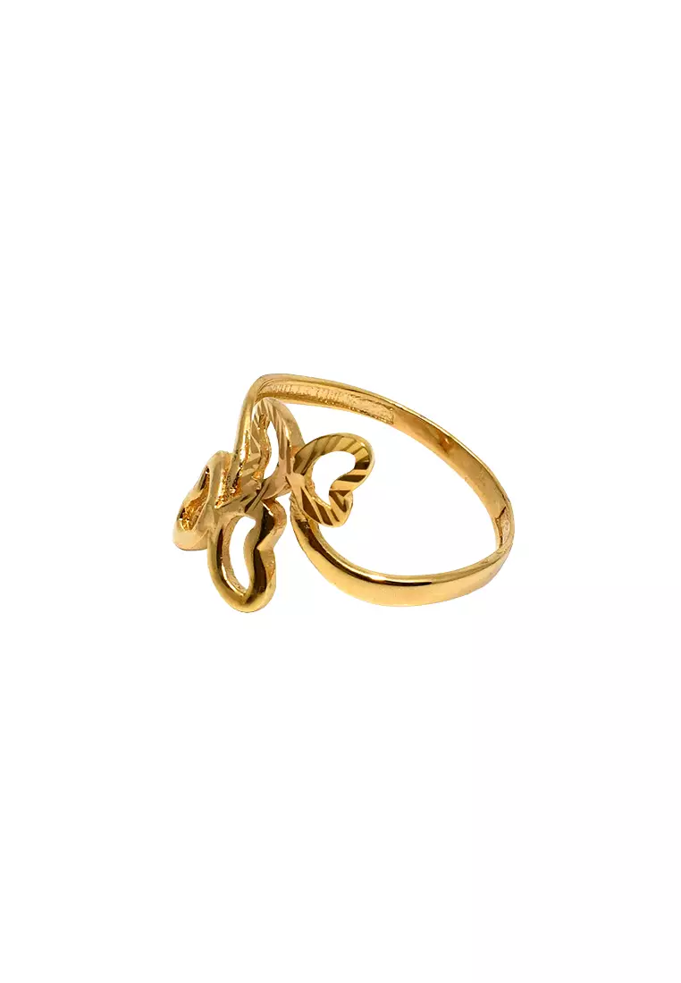 18K Yellow Gold Lady Ring