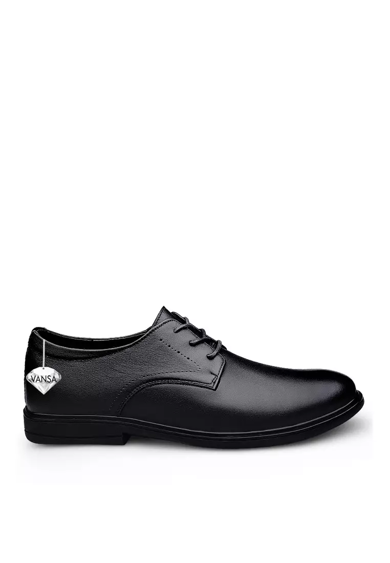 Discount on Twenty Eight Shoes  shoes - SKU: VANSA Top Layer Cowhide Lace-up Business Shoes VSM-F-6256