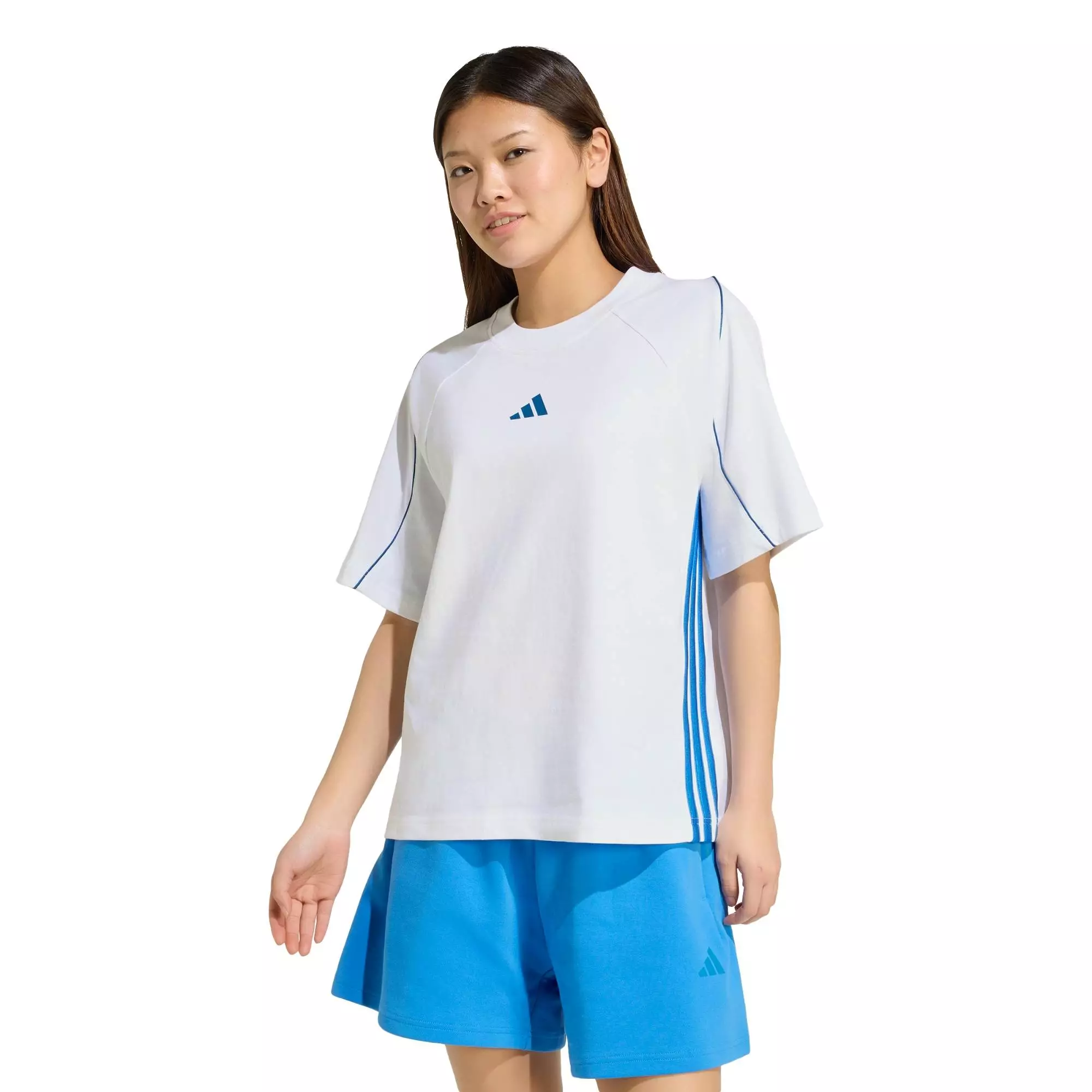 Lifestyle Stadium 3-Stripes Tee Women White KB4967