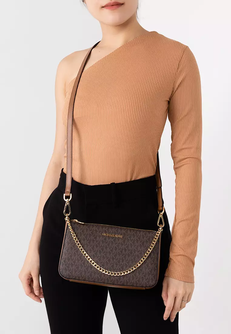 michael kors jet set item brown