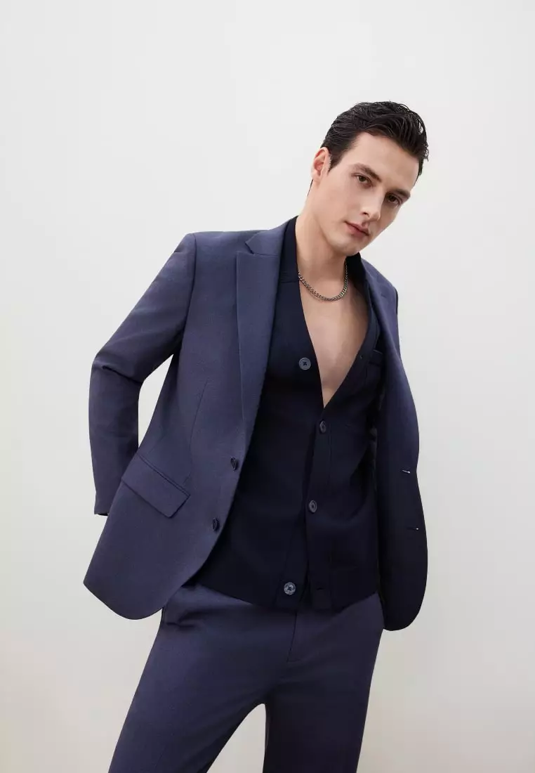 G2000 Teflon Stain-Resistant & Easy Care Smart Fit Twill Suit Blazer