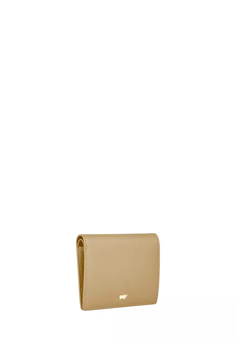 Ville Bifold Small Wallet With Coin Compartment In Curry