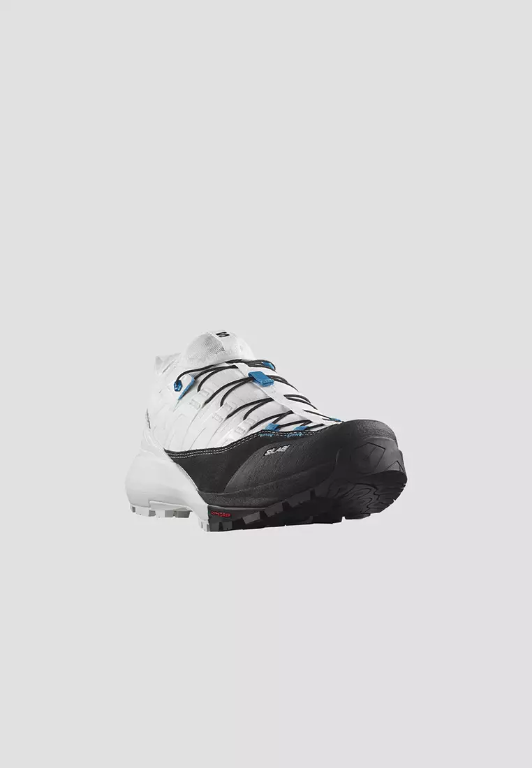 S/Lab Alpinway Unisex Outdoor Shoes in White / Black / Transcend Blue
