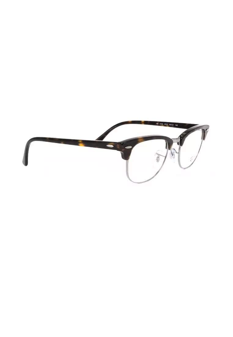 Buy Ray Ban Ray Ban Unisex Tortoise Plastic Clubmaster Eyeglasses