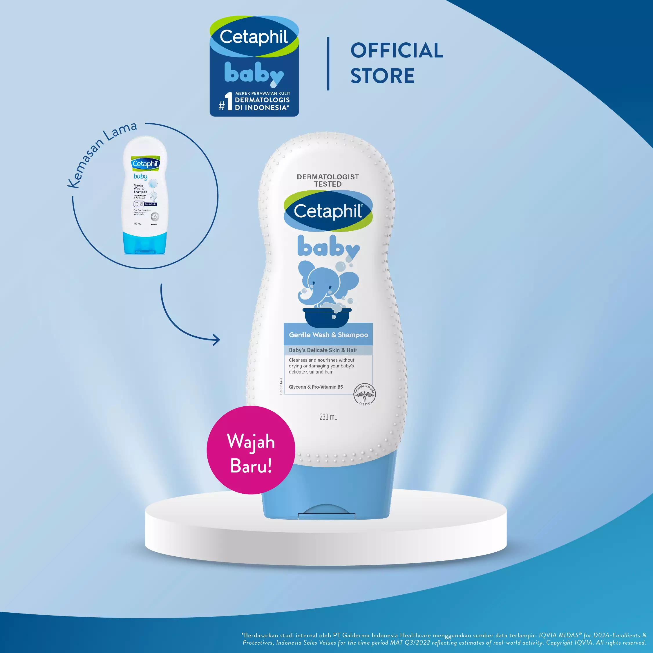 Cetaphil Baby Gentle Wash and Shampoo 230 ML