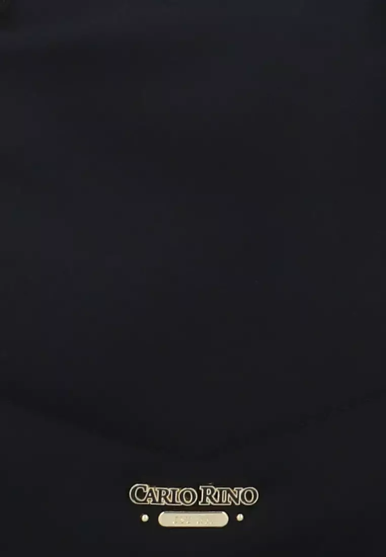 Cuddly  Nylon Handbag M - Black