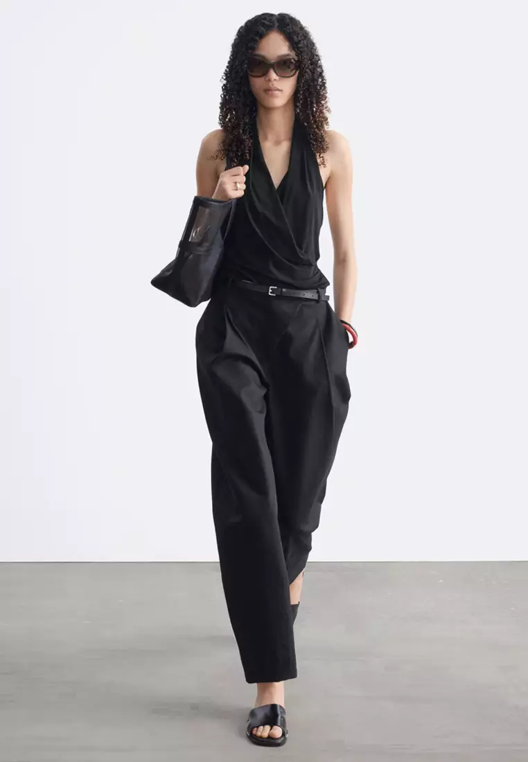 Barrel-Leg Trousers