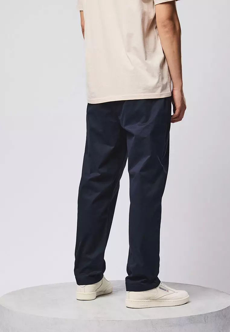 MENS NAVY BAHRIL EASY COTTON PANT