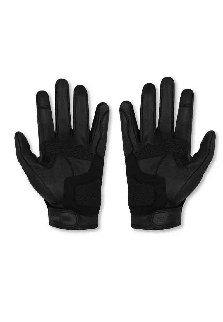 Dri Plus Leather Full Finger Touch Screen Gloves 1 pair DMGFL3301