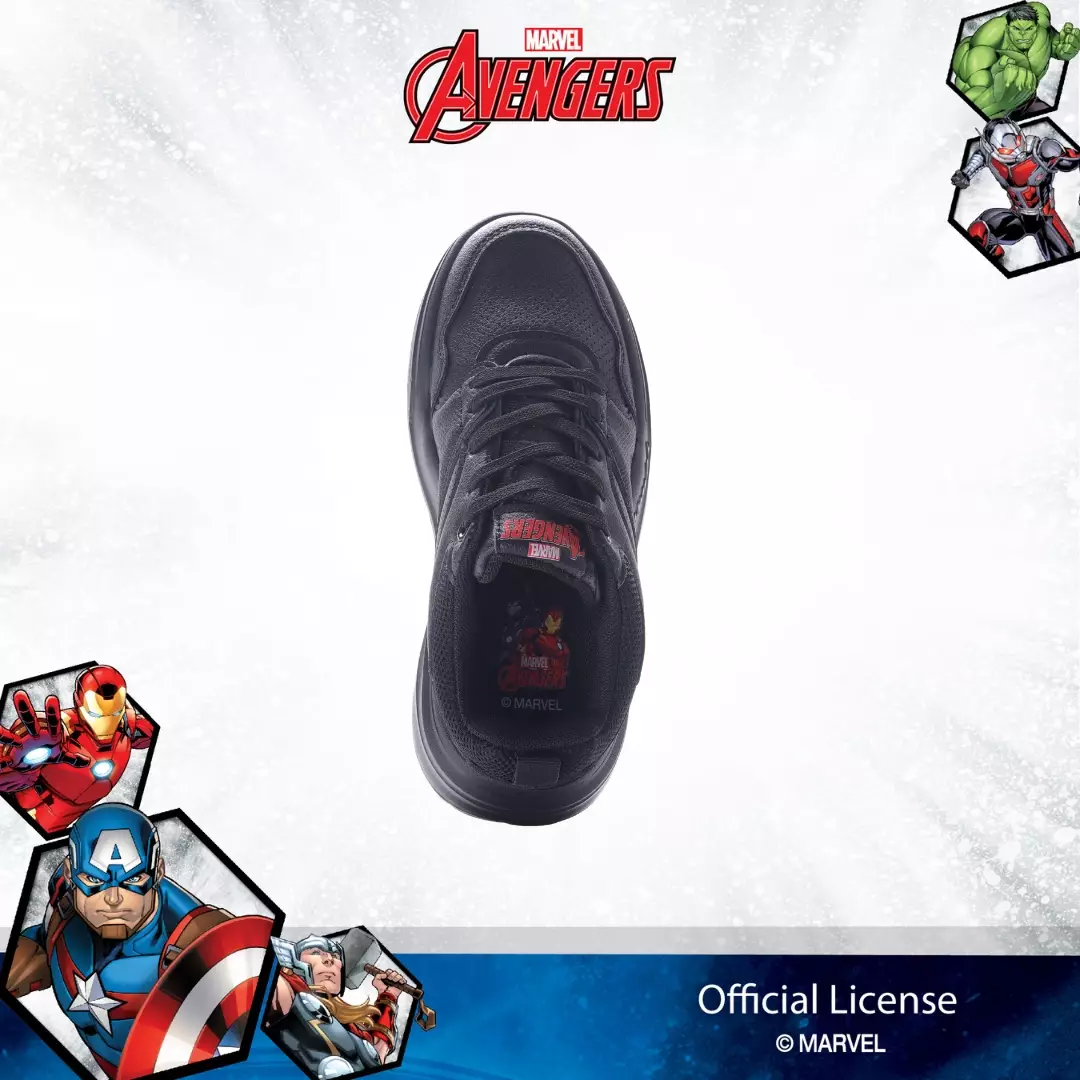 AVENGERS - SEPATU Sneakers ANAK LAKI TANGGUNG CH340407LT - HITAM