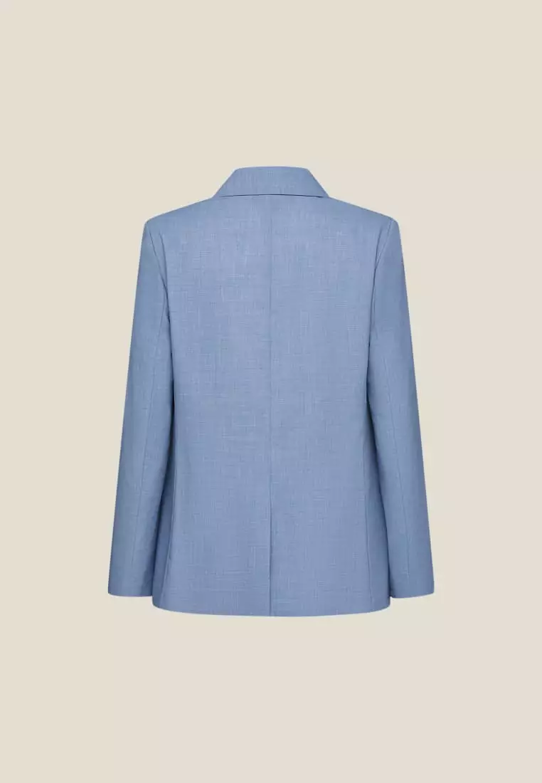 G2000 Rayon Blend Double -Breasted Suit Blazer