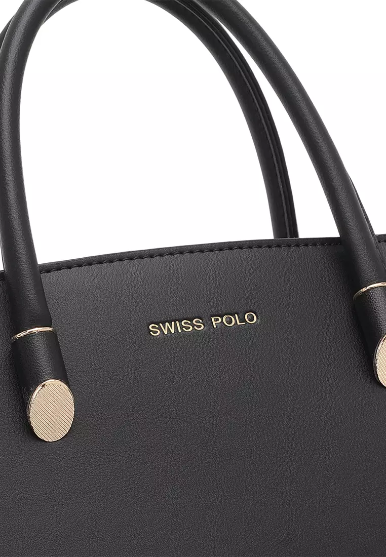 Women's Top Handle Bag / Sling Bag / Crossbody Bag - Black