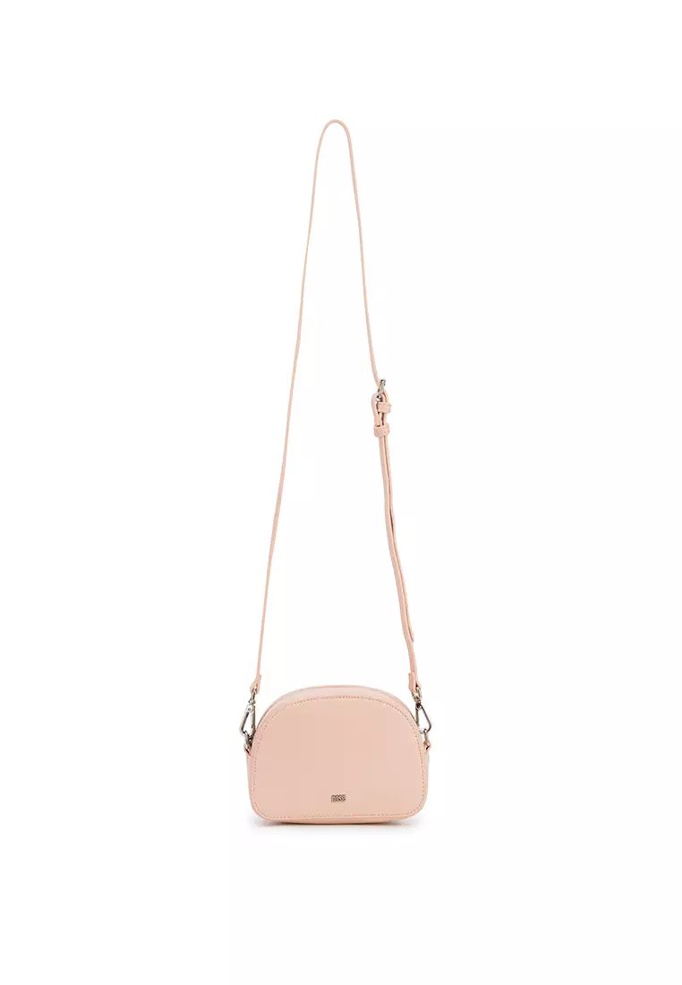 French Connection half moon crossbody bag in black