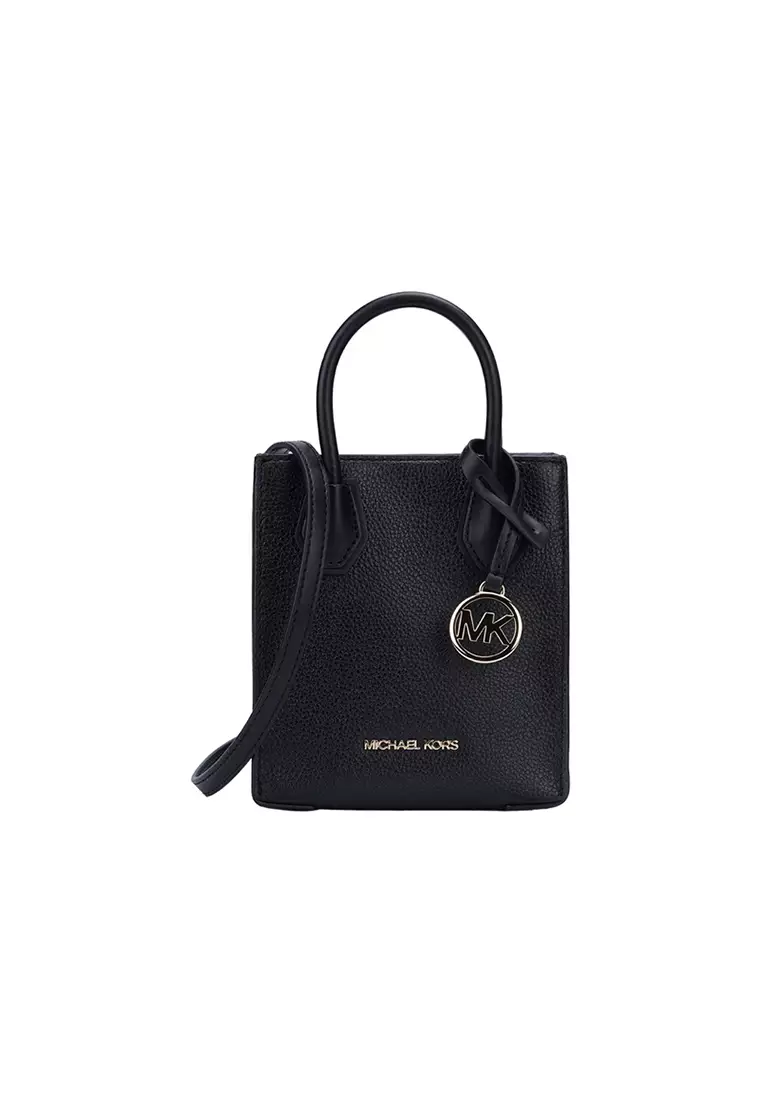 Buy Michael Kors Mercer Extra-Small Pebbled Leather Crossbody Bag