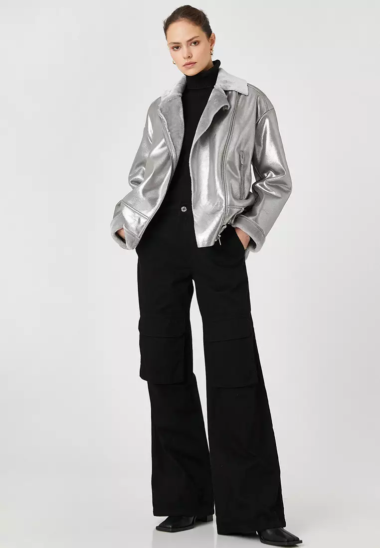 Oversized Biker Jacket