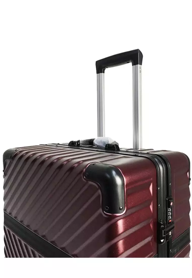 Caseman 20" Metallic Style PC Harcase Travel Luggage w TSA Clip Lock - XA2329