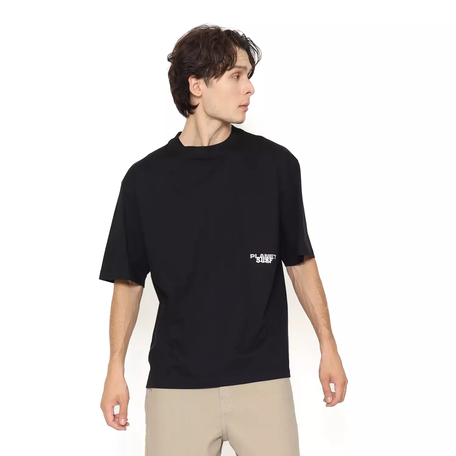 Planet Surf Clothing Kaos Lengan Pendek Pria Impulse Oversize Planet Surf